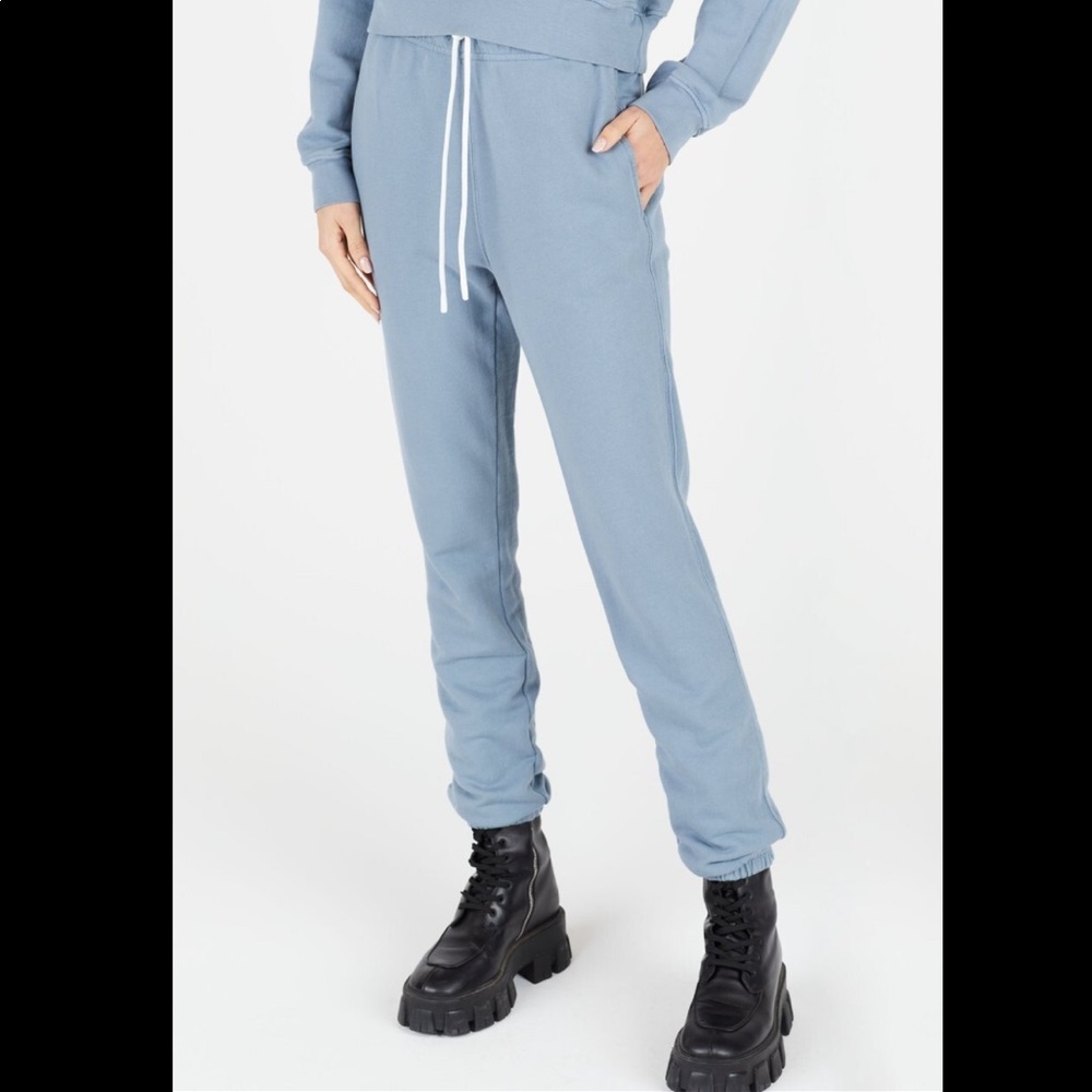Cotton Citizen Milan Zip Jogger in Desert Sky